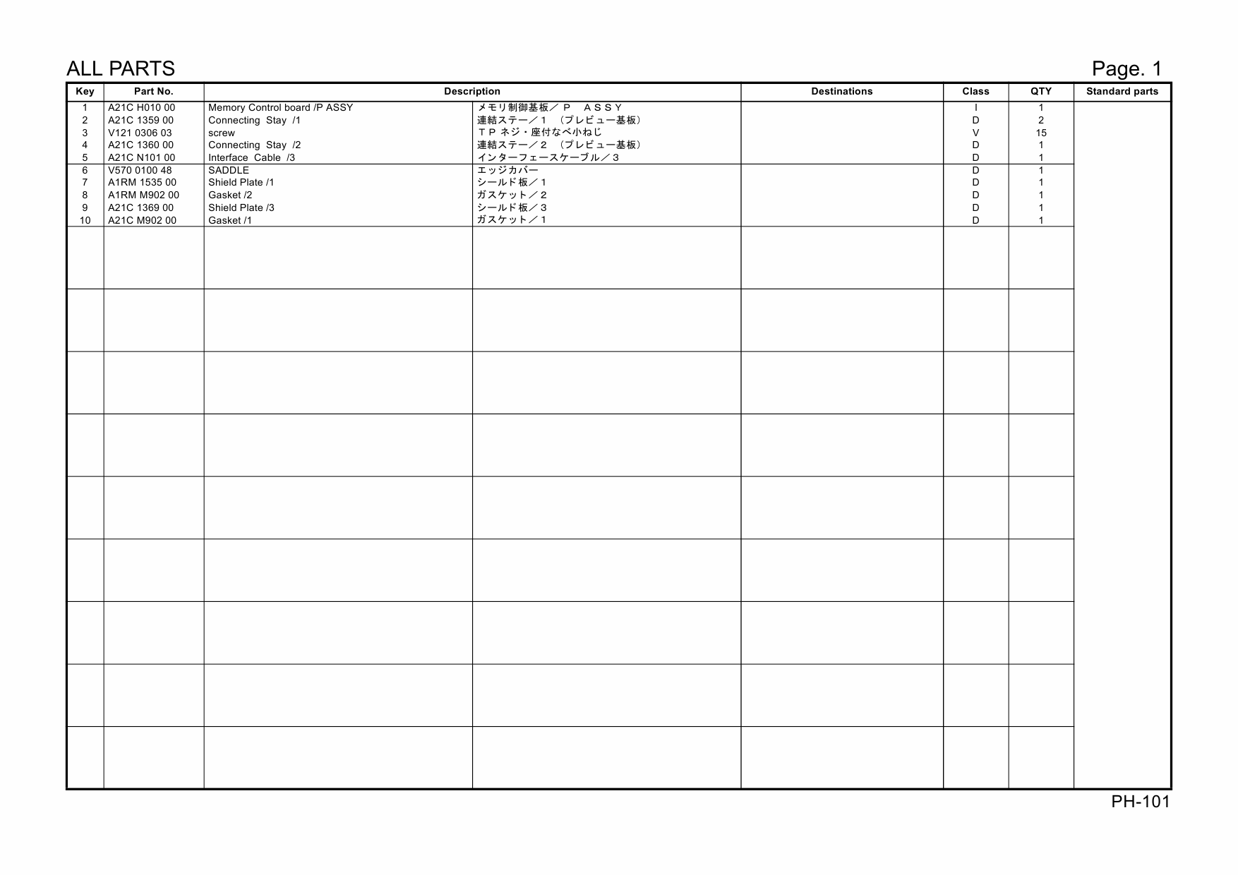 Konica-Minolta Options PH-101 A21C Parts Manual-6